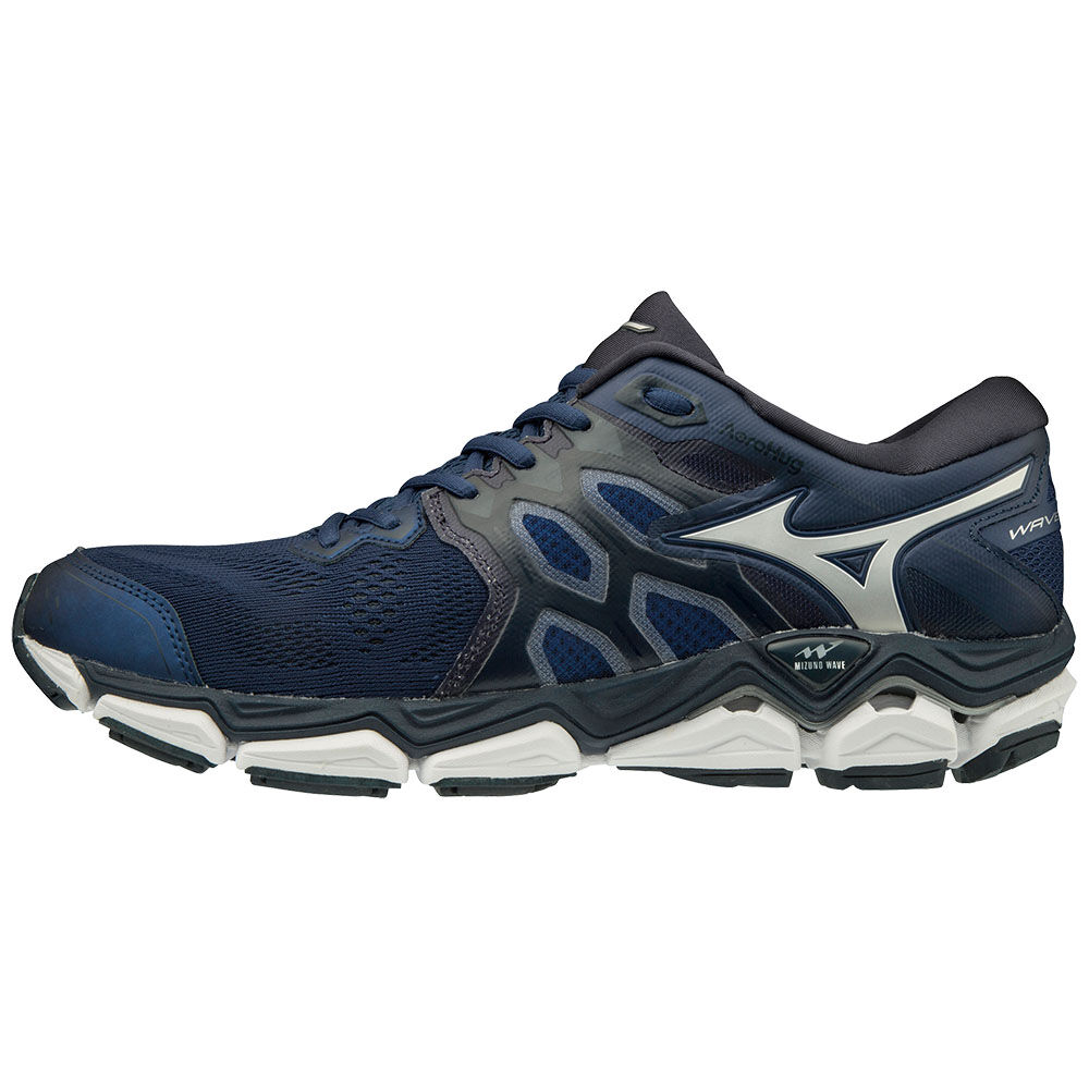 Scarpe Running Mizuno WAVE HORIZON 3 Uomo - Blu/Argento - 28094-SKML